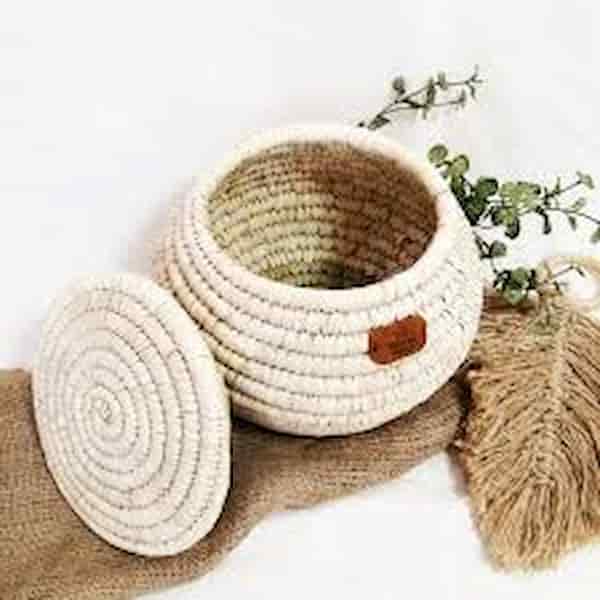 تصویر 3 از قیمت سبد برنج حصیری خمره ای با کیفیت ارزان + خرید عمده
